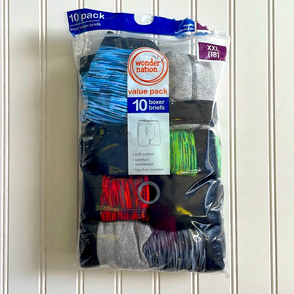 Wonder Nation 8 XXL Boxer Briefs